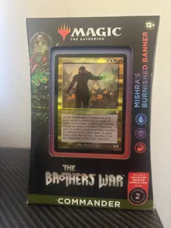 MTG - The Brothers' War Commander Deck - Mishra's Burnished Banner - Image 1