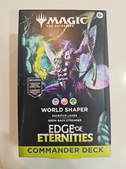 MTG Edge of Eternities WORLD SHAPER Commander Deck NEW - Image 1