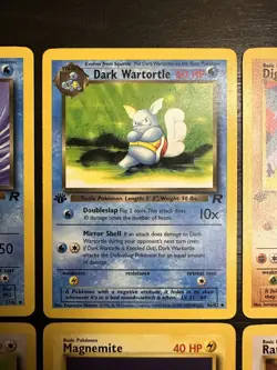 Team Rocket 1st Edition Lot Dark Wartortle & More Pokemon TCG - LP+ - Image 5