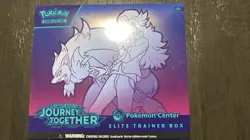 Pokemon TCG Journey Together Pokemon Center Exclusive Etb Sealed - Image 2