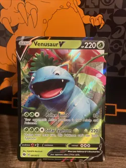 Pokemon TCG Venusaur V Champion's Path 001/073 Holo Ultra Rare - NM - Image 1