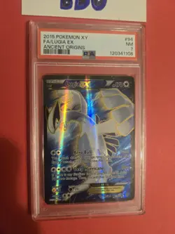 Pokemon TCG Lugia EX Full Art Ancient Origins 94/98 XY PSA 7 - Image 2
