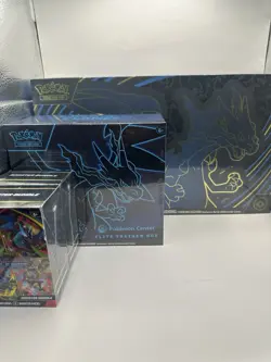 Pokemon Phantasmal Flames Big Lot! Pokemon Center ETB + UPC + Booster Bundles - Image 1