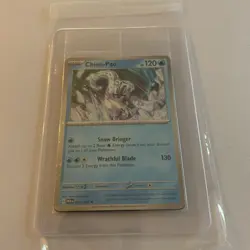 Pokemon Paradox Rift Chien-Pao 057/182 Cosmos Holo Sealed Exclusive - Image 3
