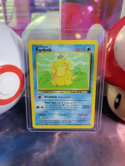 Psyduck 65/82 Pokemon TCG Team Rocket Unlimited Regular Common MP - Image 1
