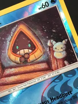 Pokemon TCG Snorunt 47/236 Reverse Holo Common SM Cosmic Eclipse NM - Image 2
