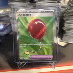 AIR BALLOON Ultra Rare Holo Trainer #166/132 Pokemon Mega Evolutions English NM - Image 1