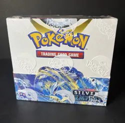 Pokemon Silver Tempest Booster Box Factory Sealed Sword & Shield w/ Acrylic Case - Image 2