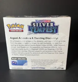 Pokemon Silver Tempest Booster Box Factory Sealed Sword & Shield w/ Acrylic Case - Image 4