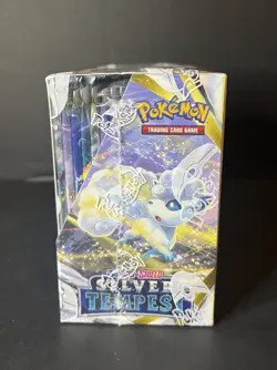 Pokemon Silver Tempest Booster Box Factory Sealed Sword & Shield w/ Acrylic Case - Image 5