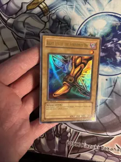 (YL) Yu-Gi-Oh Right Leg of the Forbidden One LOB-120 1st LP - Image 2