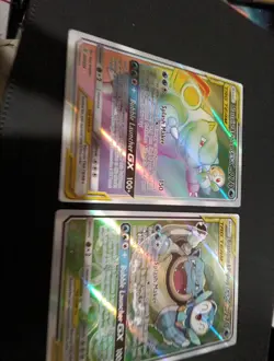 2 Pokemon TCG Blastoise & Piplup Gx Jumbo Cards - Image 2