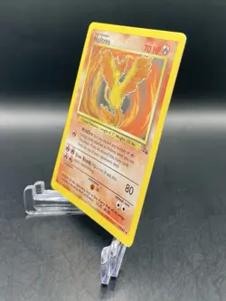 Moltres 12/62 Fossil Unlimited (1999) Holo Rare Card Vintage WOTC Pokemon TCG - Image 2