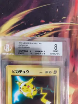 Pokemon Card Japanese Vending expansion sheet BGS Beckett 8 Pikachu World Hobby - Image 4