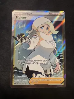 Melony 195/198 (Full Art) Ultra Rare SWSH06: Chilling Reign - Pokemon Card NM - Image 1