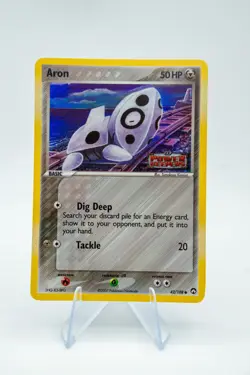 (LP) Aron Reverse Holo 42/108 EX Power Keepers STAMPED Pokemon Card 2007 - Image 1