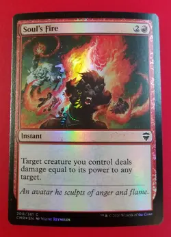 1x Soul's Fire | FOIL | Commander Legends | MTG Magic Cards - Image 1