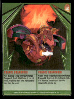 Bakugan Card - Chance Dragonoid - Ability - Gundalian Invaders - Image 1