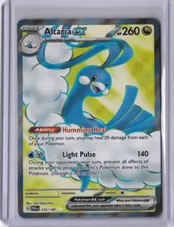 Altaria ex 232/182 Full Art Paradox Rift Pokemon Trading Card NM - Image 1