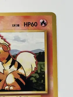 Growlithe #058 Old back Base Set WOTC 1996 Japanese Pokemon Card From Japan - Image 3