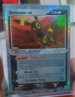 Pokemon Umbreon Ex 112 / 115 Unseen Forces DiY Placeholder Card NM+ - Image 2