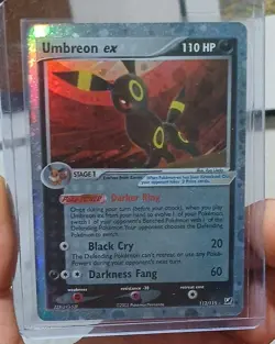 Pokemon Umbreon Ex 112 / 115 Unseen Forces DiY Placeholder Card NM+ - Image 3