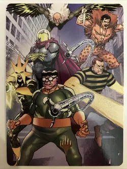 Behold the Sinister Six! Art Card (45/54) (Gold-Stamped) - MTG Spiderman - Image 1