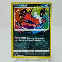 Yveltal 046/072 Shining Fates Holo NM Pokemon Card TCG - Image 1
