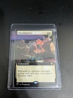 Monologue Tax (Extended Art) Commander 2021 Regular mtg - Image 1