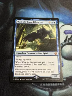Magic the Gathering Avatar The Last Airbender Wan Shi Tong Librarian #78 - Image 1