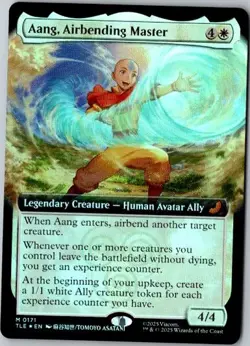MTG, Aang, Airbending Master NM Foil Avatar The Last Airbender - Image 1