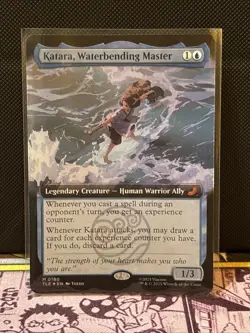 Katara, Waterbending Master Extended Art Foil MTG Avatar Mythic 180 NM - Image 1