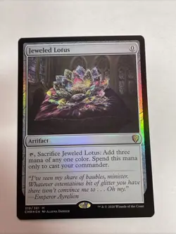 Jeweled Lotus Commander Legends Foil #319 Mythic - Image 1