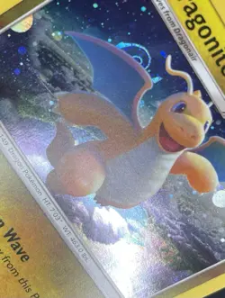 Dragonite 96/149 **SWIRL** Cosmos Holo Rare Sun & Moon Promo Pokemon TCG NM/M - Image 3