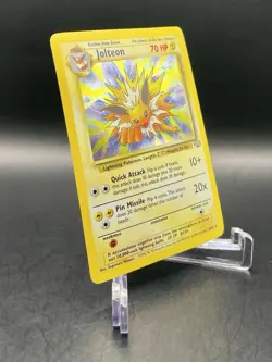 Jolteon 4/64 Jungle Set Unlimited (1999) Holo Rare Vintage WOTC Pokemon TCG - Image 3
