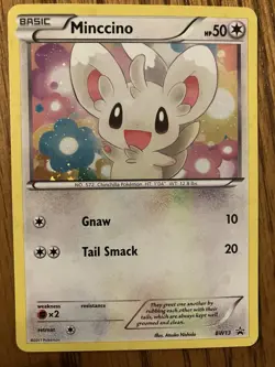 Pokemon TCG Minccino Black & White BW13 Holo Promo Promo - Image 1