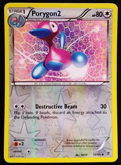 Pokemon - Porygon2 - 73/101 - Reverse Holo - Plasma Blast - NM/M - Image 1