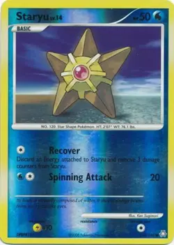 1x Staryu - 122/146 - Common - Reverse Holo Moderately Played Pokemon Diamond & - Image 1