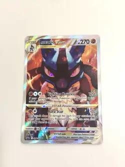 Pokemon Lucario VSTAR SWSH291 Crown Zenith ETB Holo Black Star Promo - Image 1