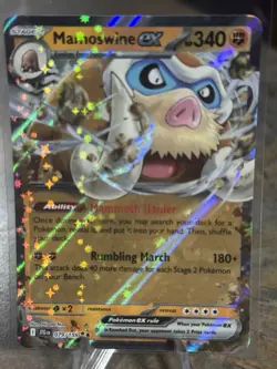 Mamoswine ex - 079/159 Journey Together Ultra Rare Pokemon - NM/MINT - Image 1