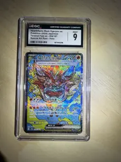 Pokemon TCG Heartflame Mask Ogerpon EX (JP) Special Illustration Rare CGC 9 - Image 1