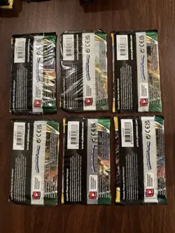New And Sealed Lot Of 6 Pokemon Evolving Skies Booster Packs! - Image 2