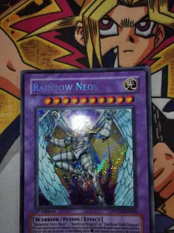 Rainbow Neos ptdn-en044 1st Edition (MP) Secret Rare Yu-Gi-Oh! - Image 5