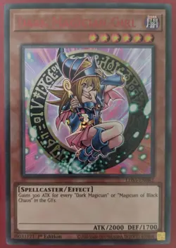 YuGiOh Dark Magician Girl Ultra Rare 1st Edition LDS3-EN082 Red - Image 1