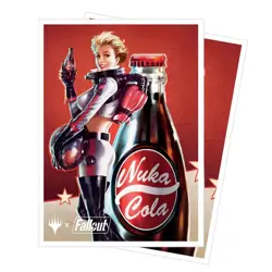 Magic the Gathering Universes Beyond Fallout Nuka Cola Pinup Apex Card Sleeves - Image 1