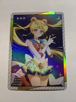 Sailor Moon Girl Sexy ACG Waifu Card Holo Anime Yugioh Art Doujin Cute Crystal - Image 1