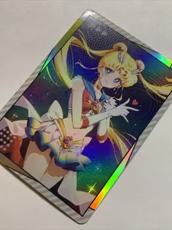 Sailor Moon Girl Sexy ACG Waifu Card Holo Anime Yugioh Art Doujin Cute Crystal - Image 3