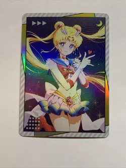 Sailor Moon Girl Sexy ACG Waifu Card Holo Anime Yugioh Art Doujin Cute Crystal - Image 5