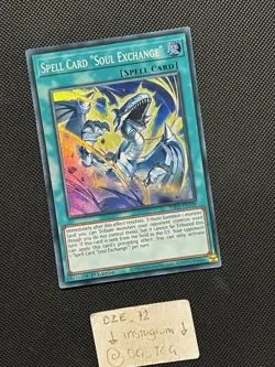 Yugioh - Spell Card “Soul Exchange” - INFO-EN100 - Super Rare - 1st Ed - M/NM - Image 3