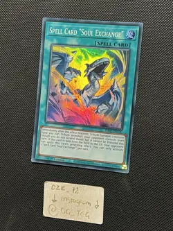 Yugioh - Spell Card “Soul Exchange” - INFO-EN100 - Super Rare - 1st Ed - M/NM - Image 4